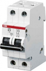 ABB S202 Автоматический выключатель 2P 0.5A (D) 6kA
